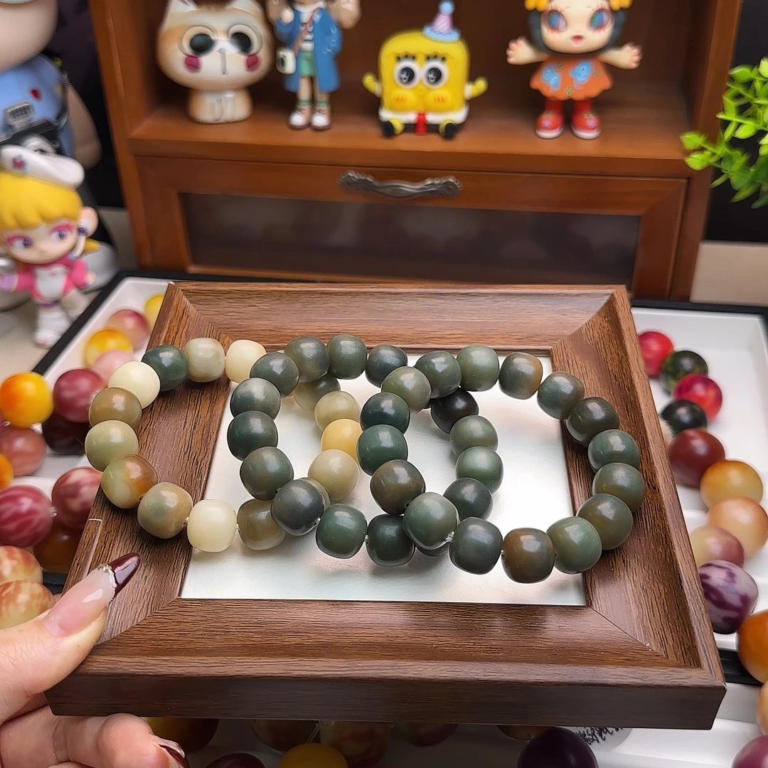 菩提根/象牙果吊坠卡14干磨桶珠微瑕随机1