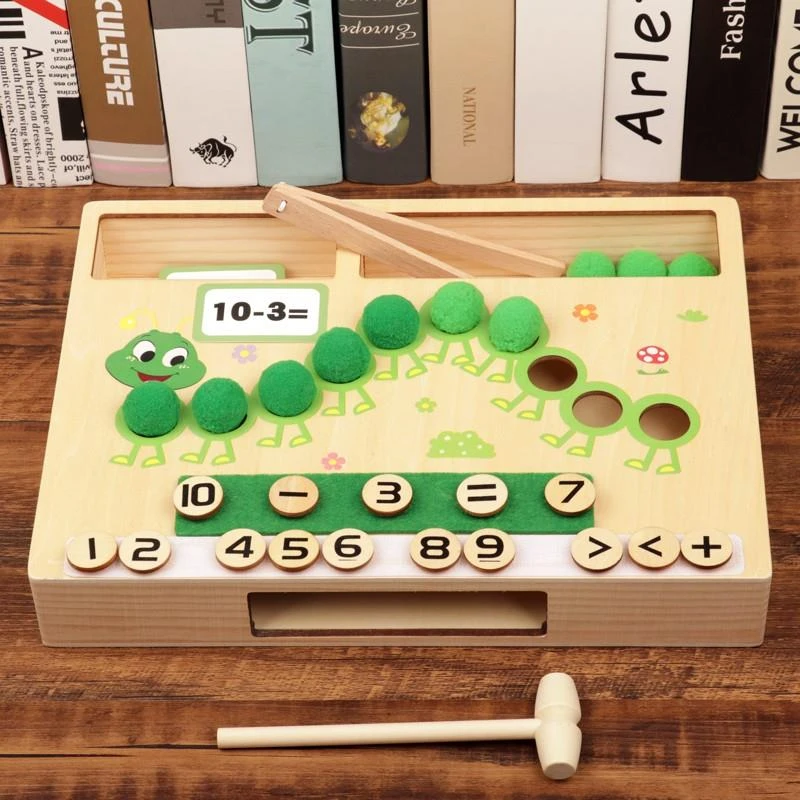 儿童数学启蒙10以内加减法算数玩教具幼儿园中大班益智数学区材料