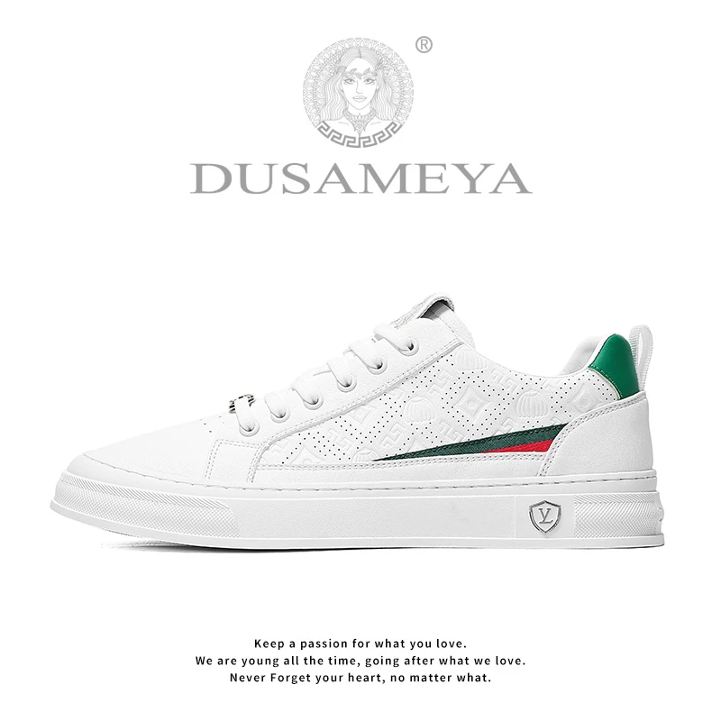 DUSAMEYA/杜莎米娅轻奢新款时尚百搭运动休闲同款手工板鞋6732