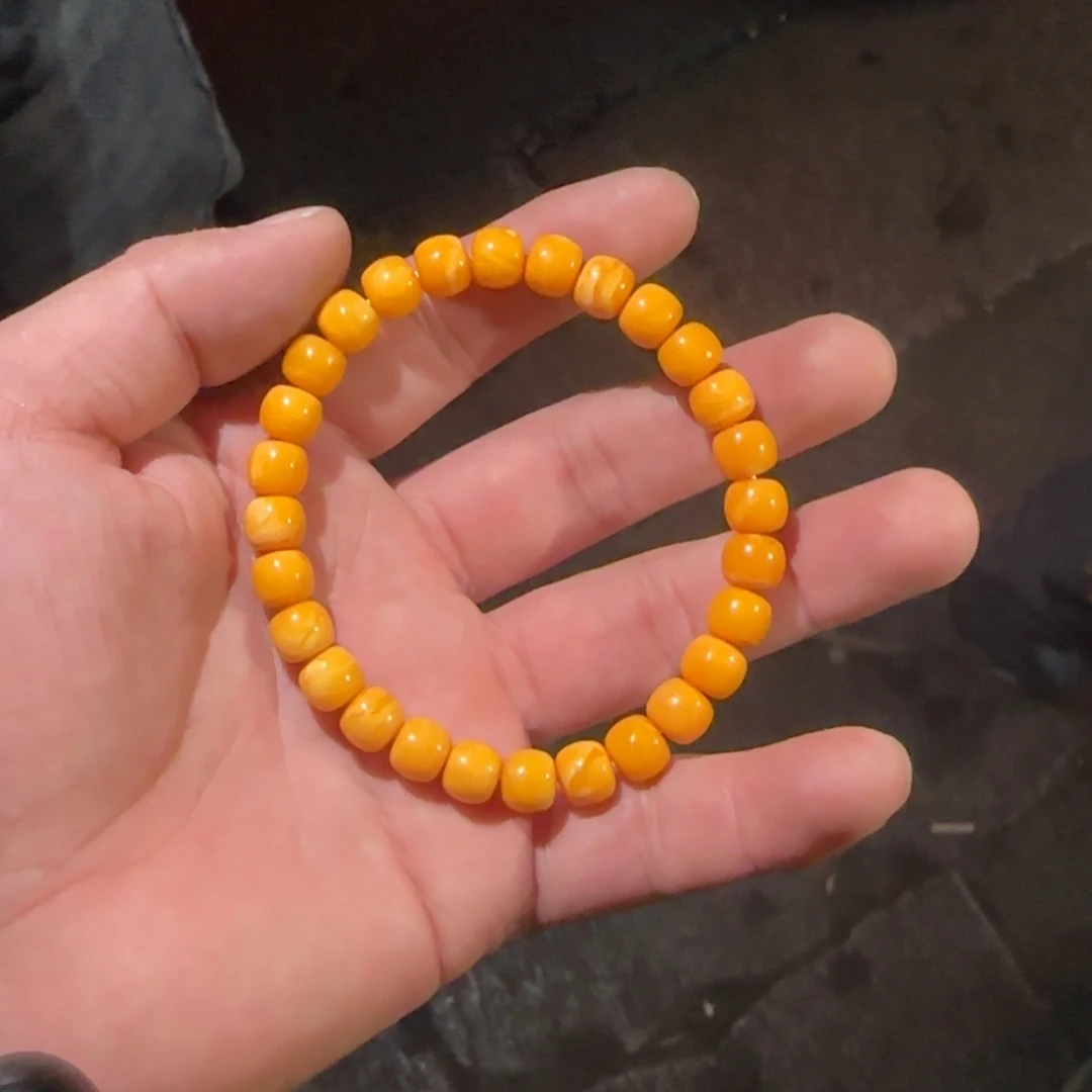 蜜蜡未镶嵌手链蜜蜡