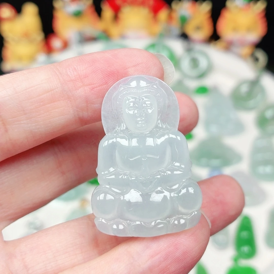 颈饰未镶嵌翡翠缅甸天然A货翡翠