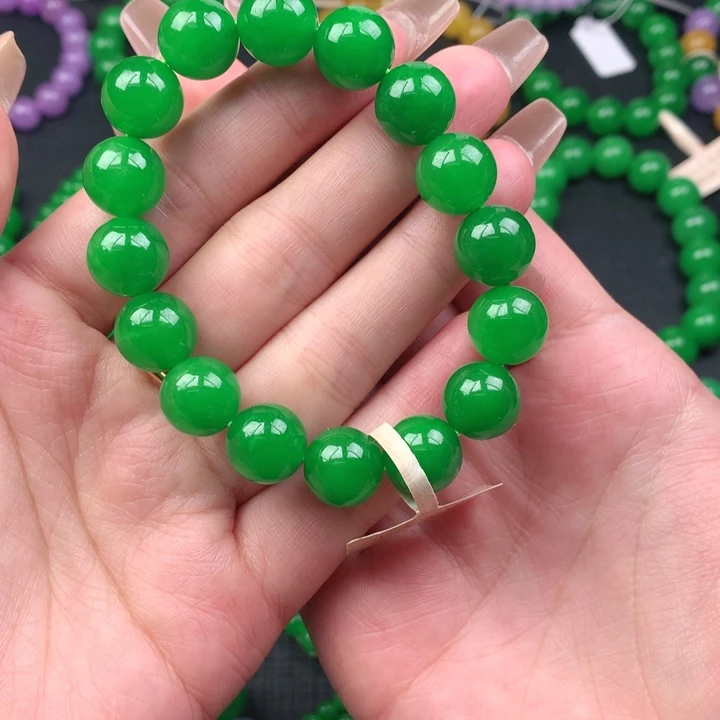 开***好缅料卡12手串 一物一证