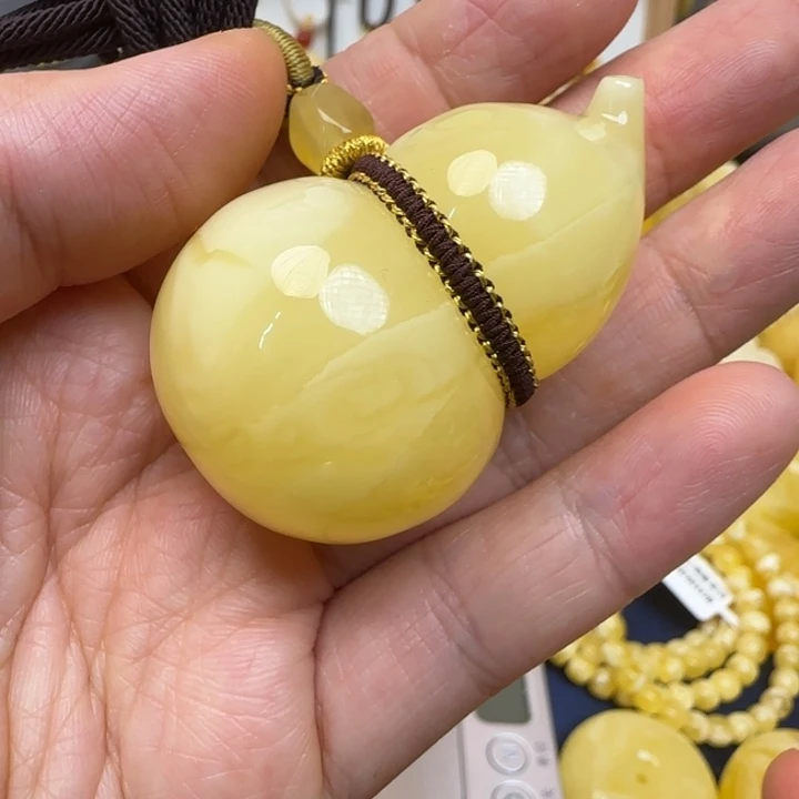 蜜蜡未镶嵌颈饰天然蜜蜡