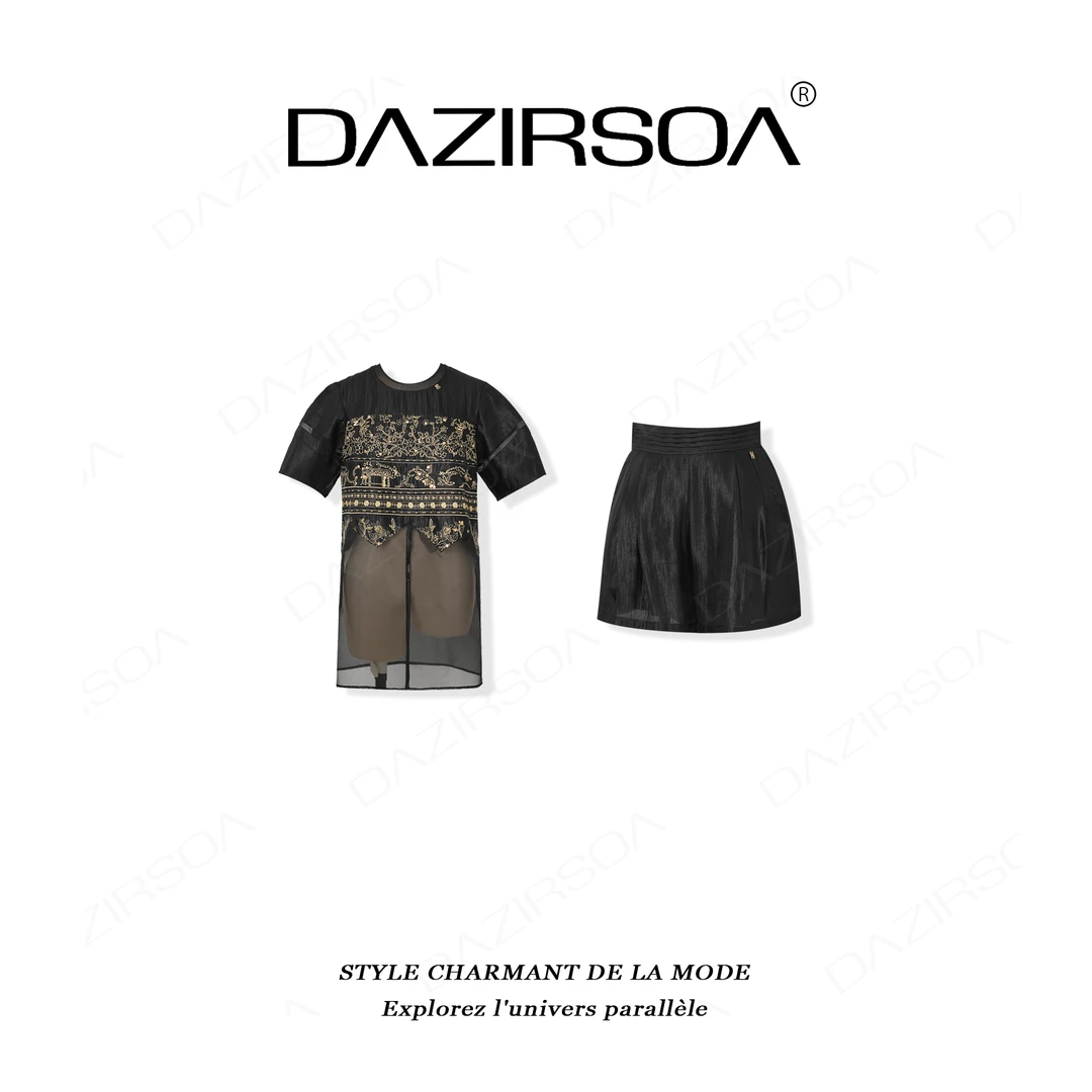 时尚百搭重工烫钻洋气休闲套装 AB668