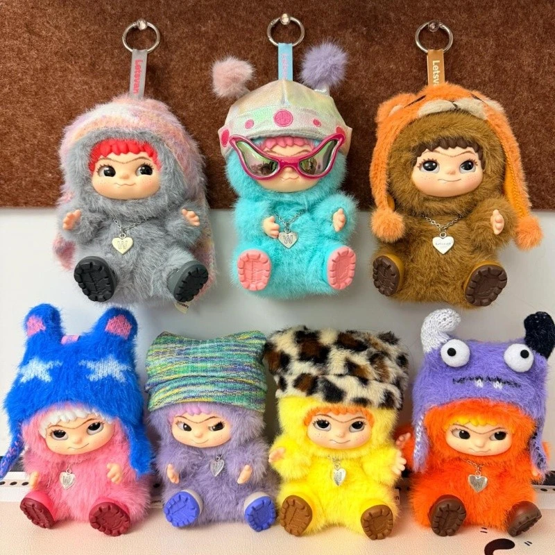 WAKUKU毛毛潮趣派对系列一代盲盒哇库库狐狐兔兔毛绒二代娃娃