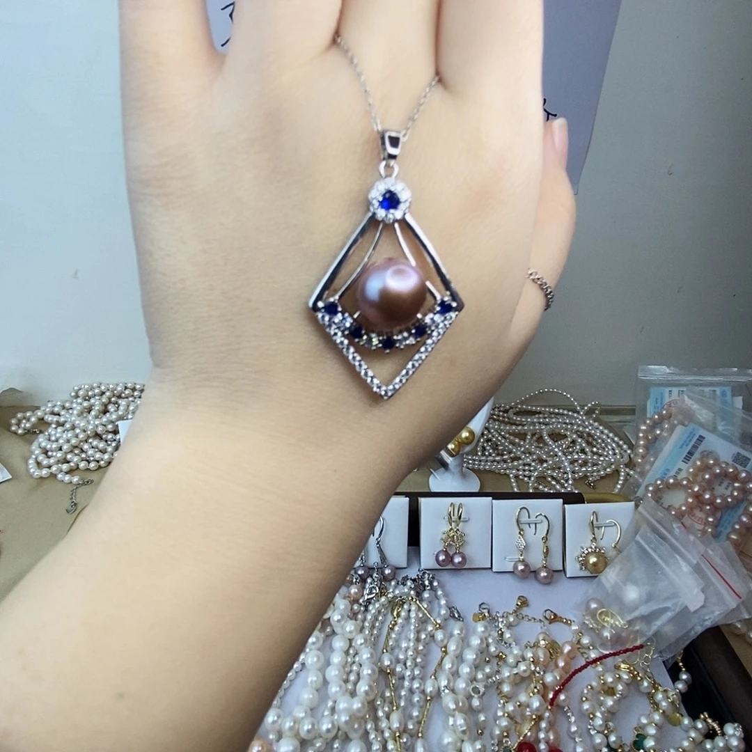 合金吊坠(赠链)淡水珍珠