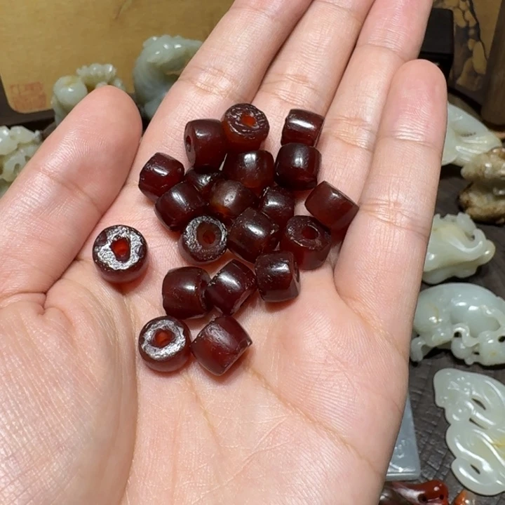 安***然玛瑙/玉髓未镶嵌颈饰