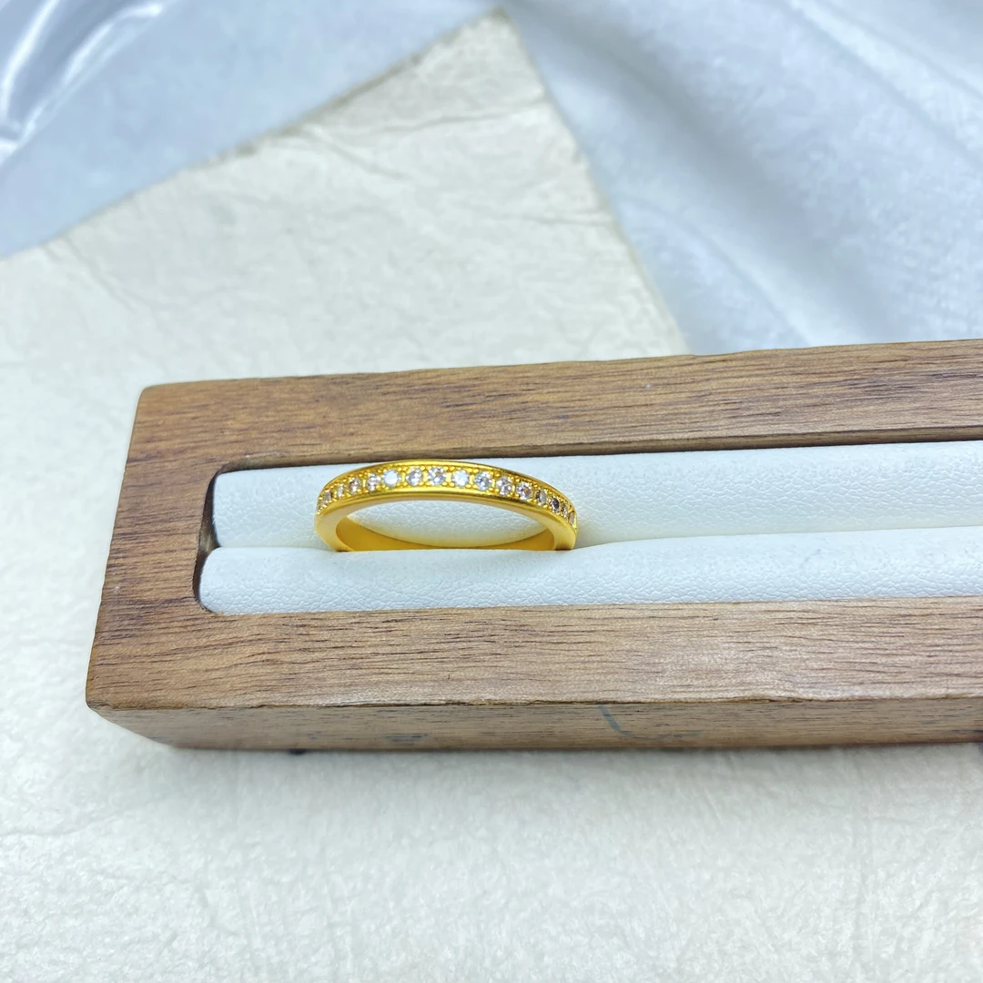 戒指 G黄色单排闭口戒指多样性发货46893