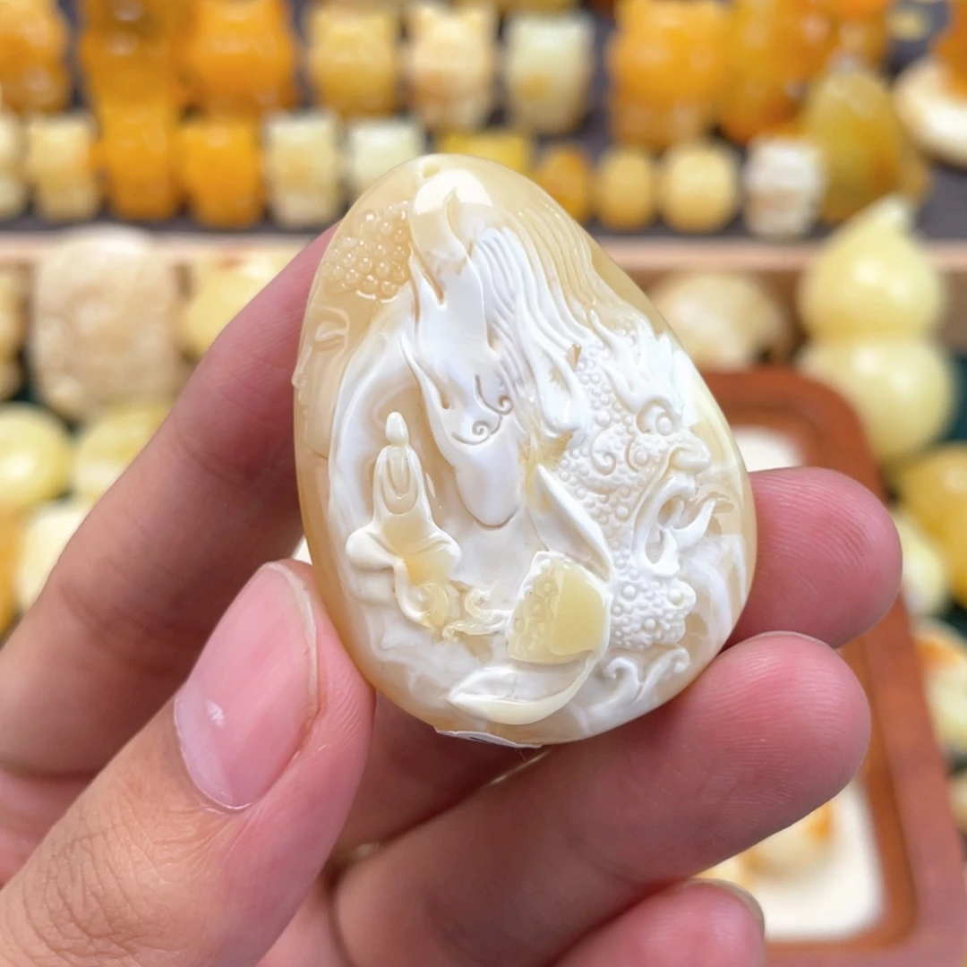 锦***技琥珀未镶嵌裸石蜜蜡