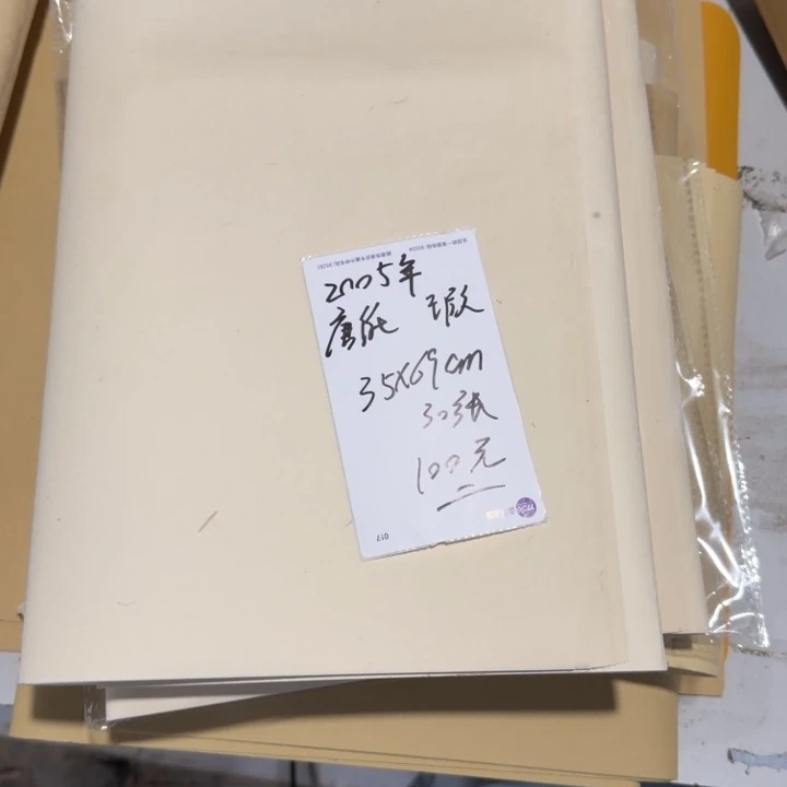 2005年 唐纸微瑕 35*69cm30