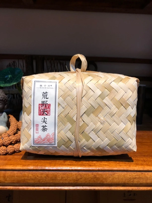 安化黑茶天尖茶云台山荒野纯料林中叶本地纯料