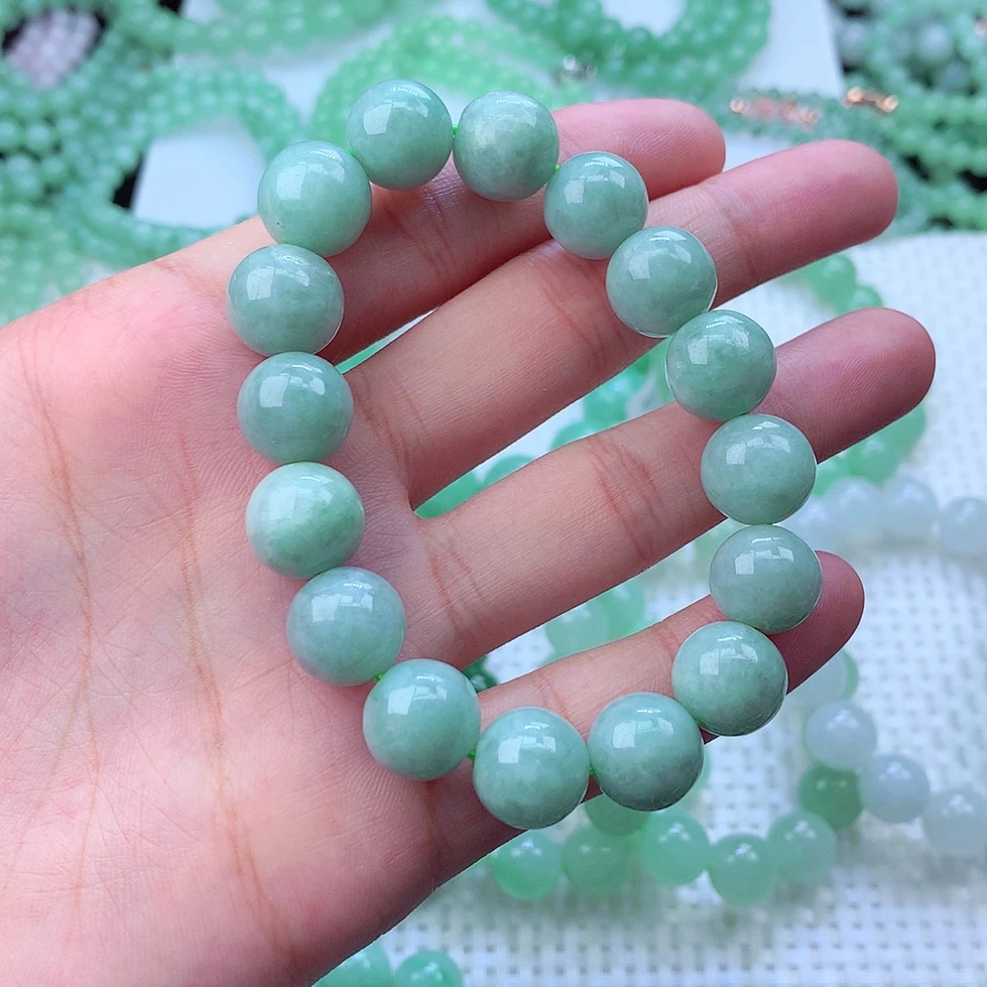翡翠未镶嵌毛衣链