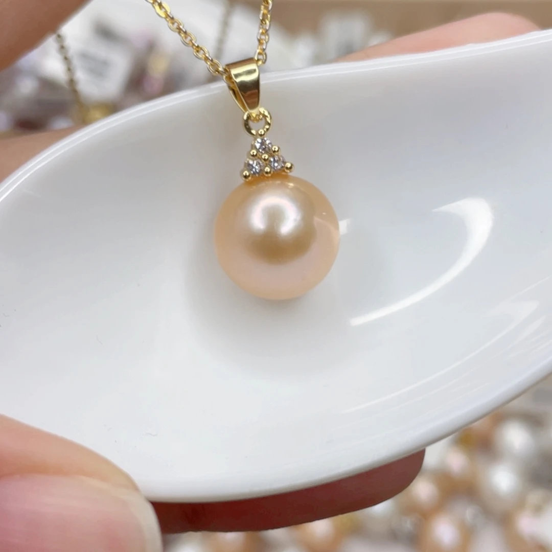淡水珍珠未镶嵌吊坠(赠链)