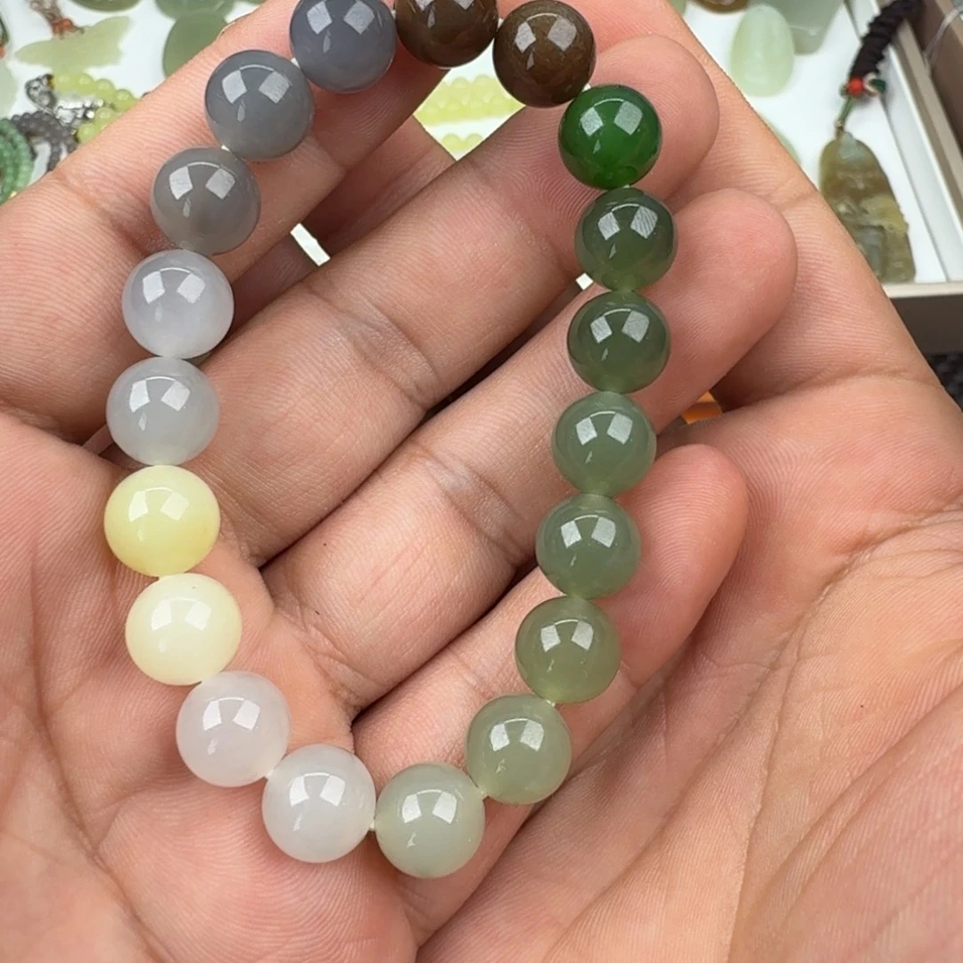 和田玉未镶嵌手链