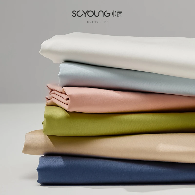 高端酒店100S长绒棉床单单件纯棉全棉贡缎单双人加厚款被单三件套