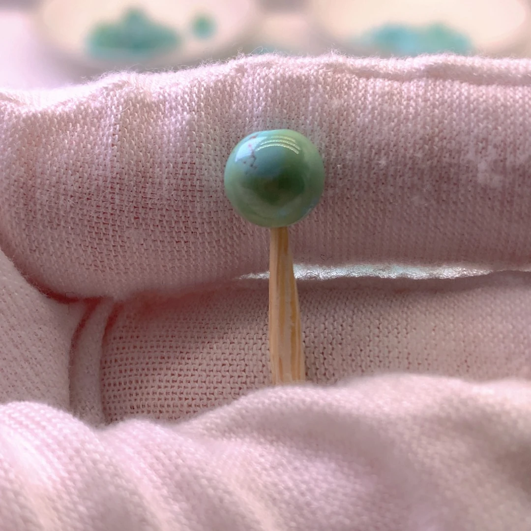 绿松石未镶嵌挂件