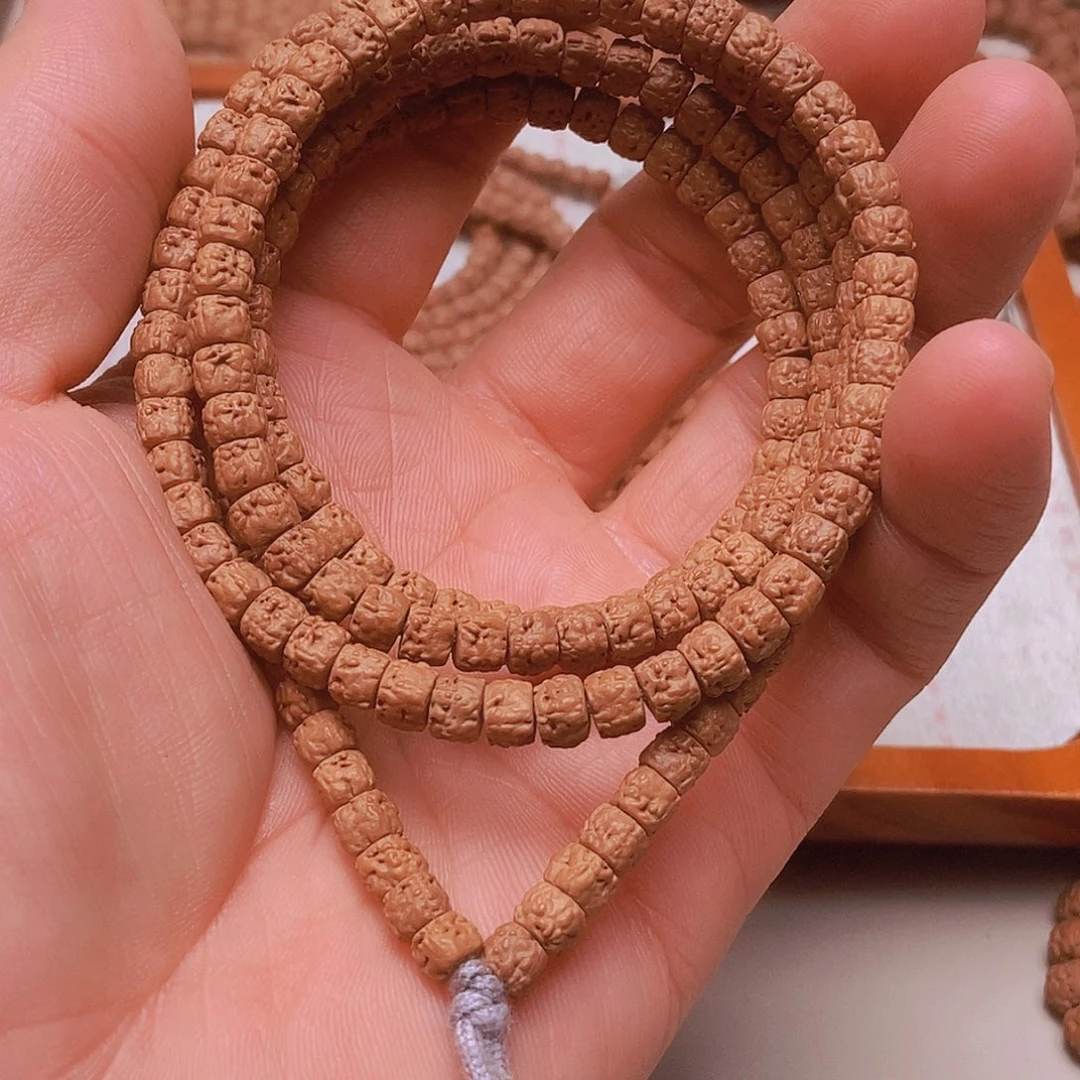 吃****金刚菩提吊坠108收藏级精品龙切小佛手