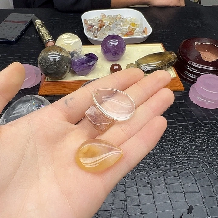 水晶珠宝半成品未镶嵌185/