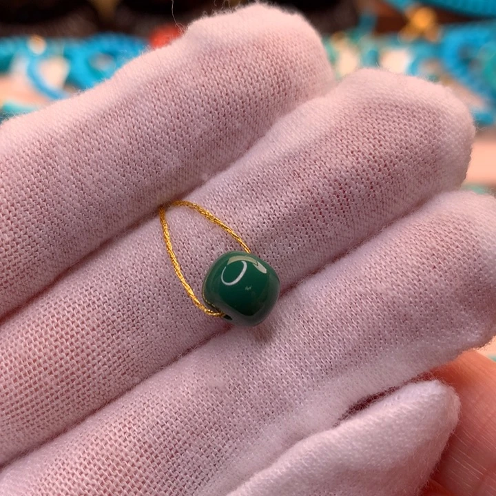 绿松石未镶嵌湖北天然原矿绿松石8