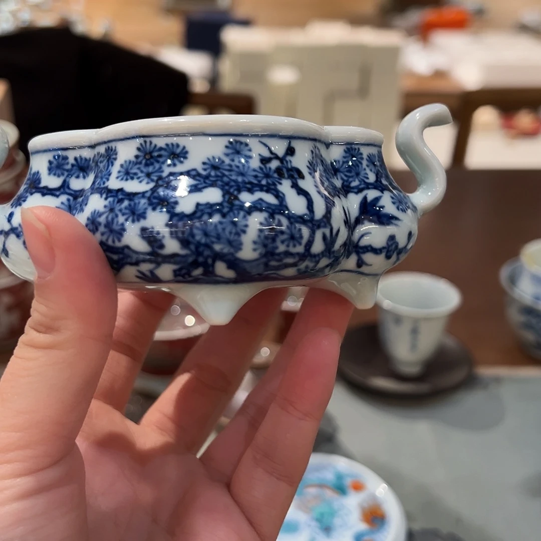 开播福利双耳香炉