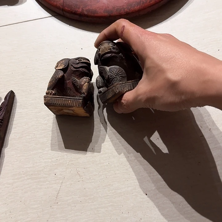 香榧木老木雕的艺术品和