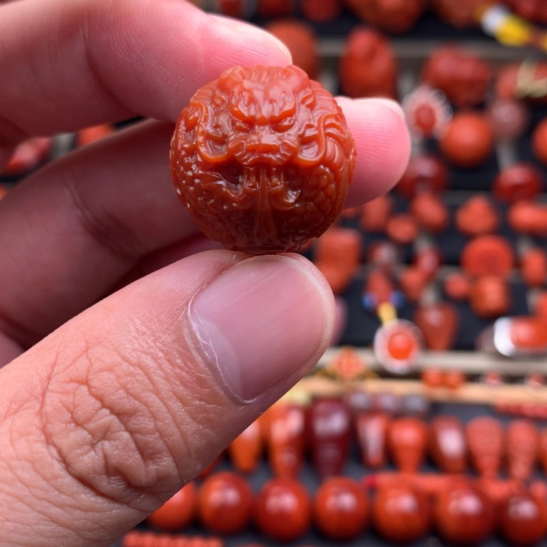 未镶嵌龙珠20南红玛瑙