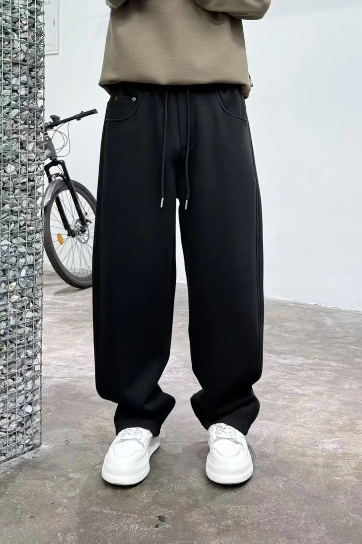99069 秋季男款极简长裤卫裤潮流裤子加厚