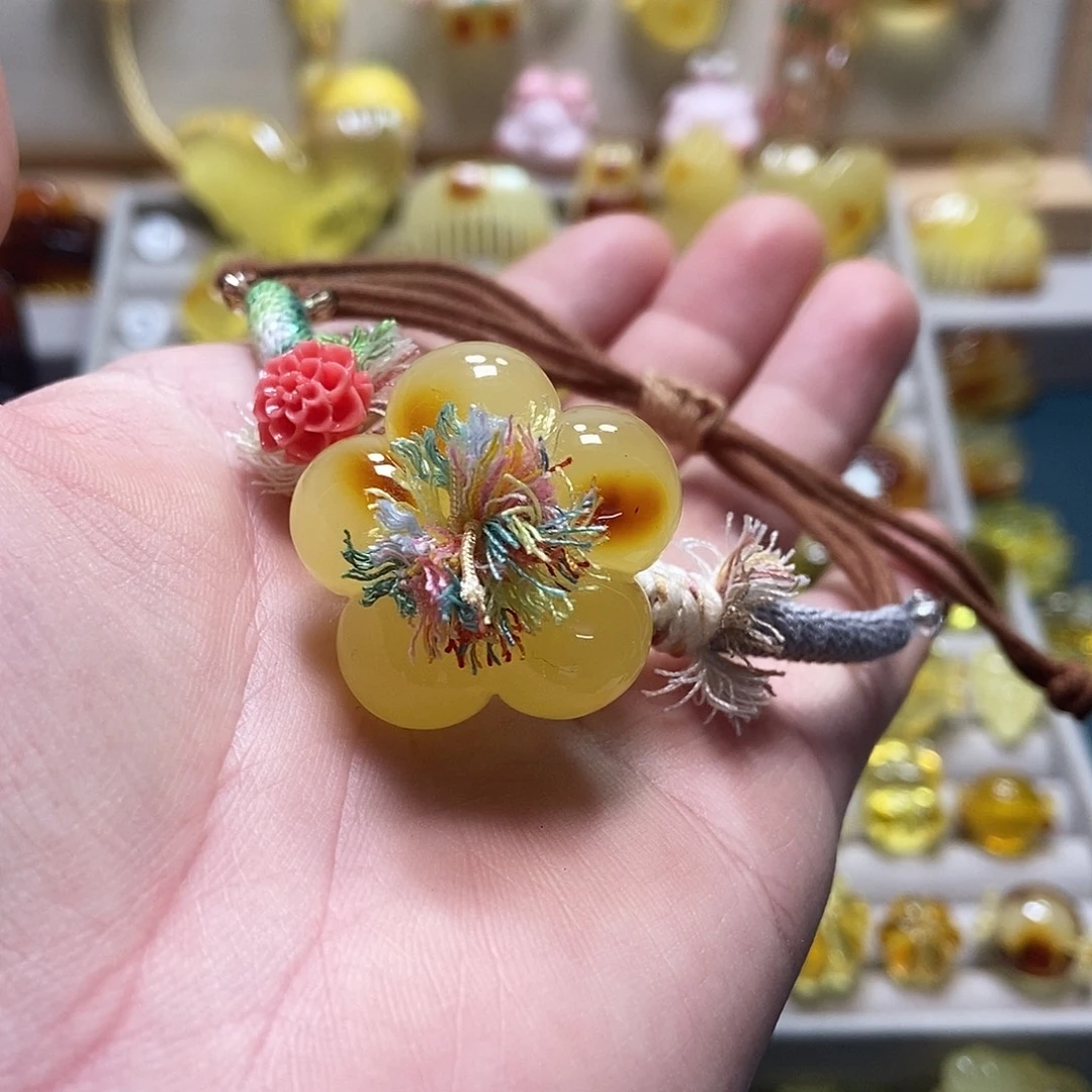 洁***慧琥珀未镶嵌裸石天然琥珀蜜蜡