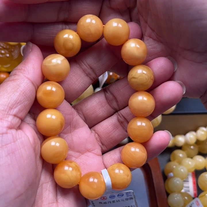 未镶嵌琥珀珠宝奇石M228号14+丹麦妖花