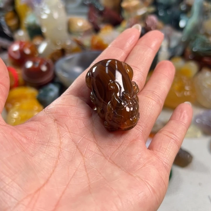 玛瑙/玉髓吊坠(不含链)未镶嵌