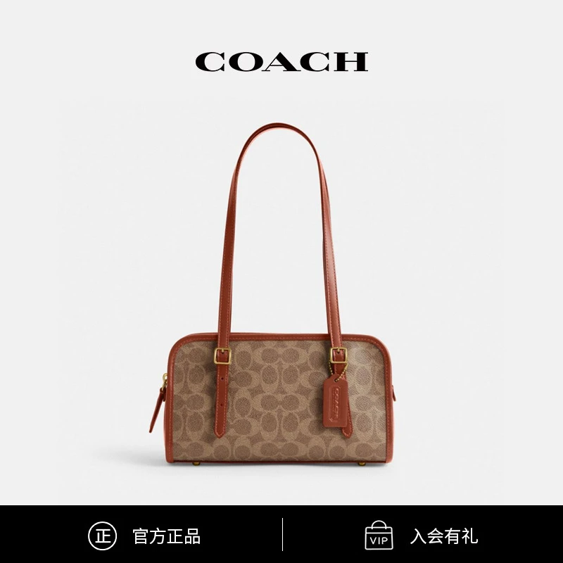 COACH/蔻驰 女士都市时尚百搭经典标志SWING拉链包单肩包
