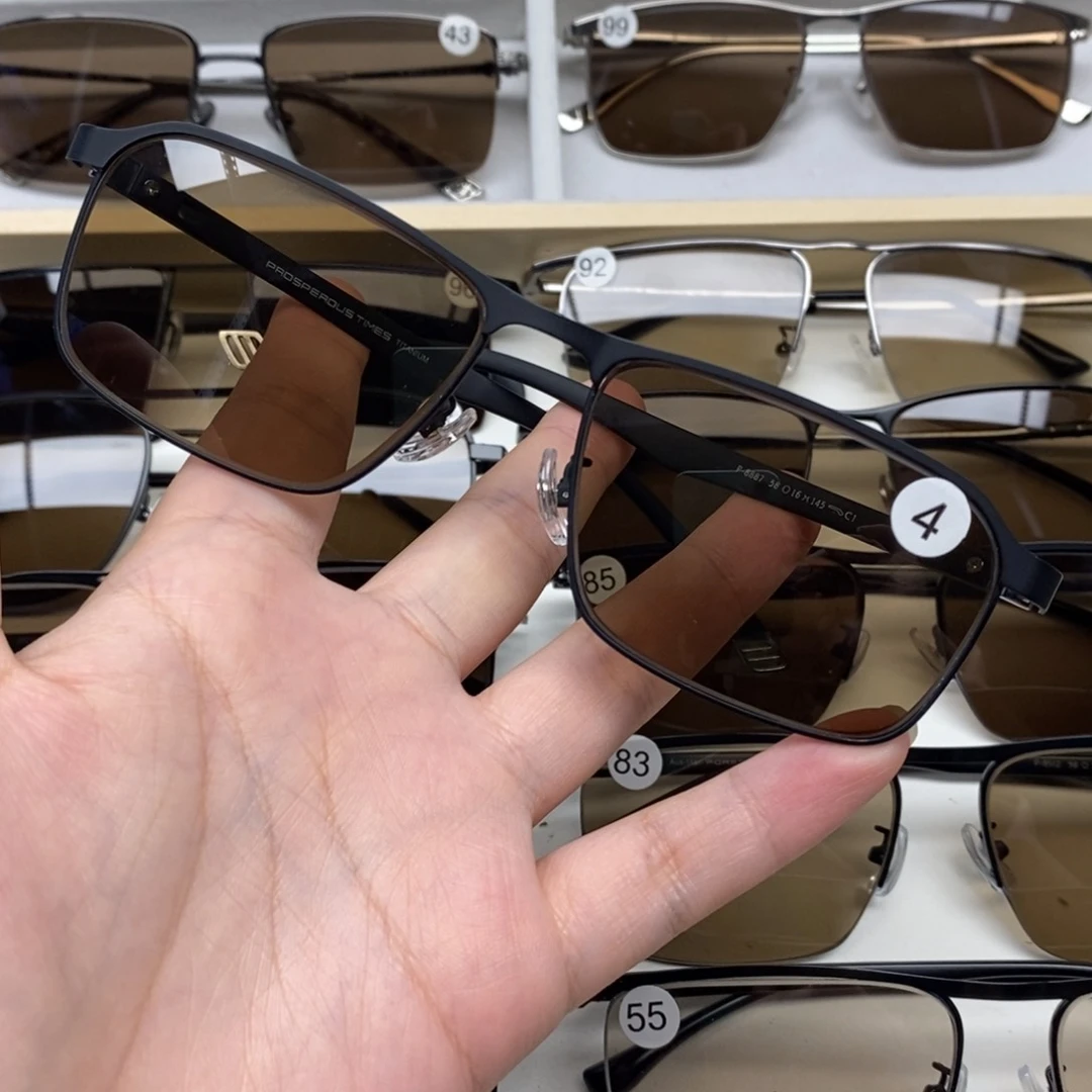 全框天然水晶石头眼镜