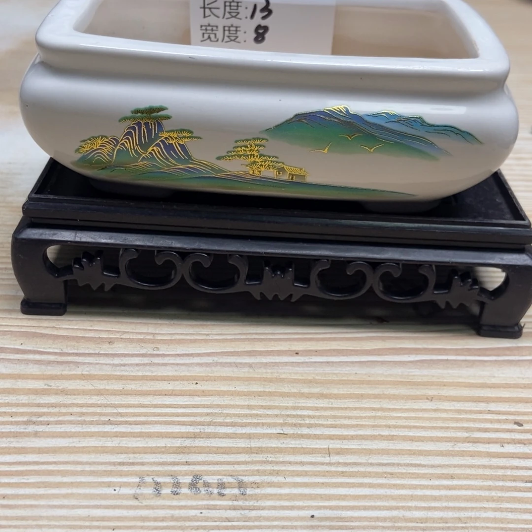 瓷片陶瓷花盆陶瓷艺术
