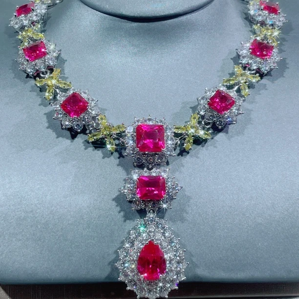 项链 【米莱轻奢】南非库里南精工豪华镶嵌项链699