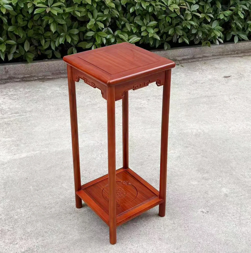 明式花架 花梨木加大加宽 全榫卯烘干