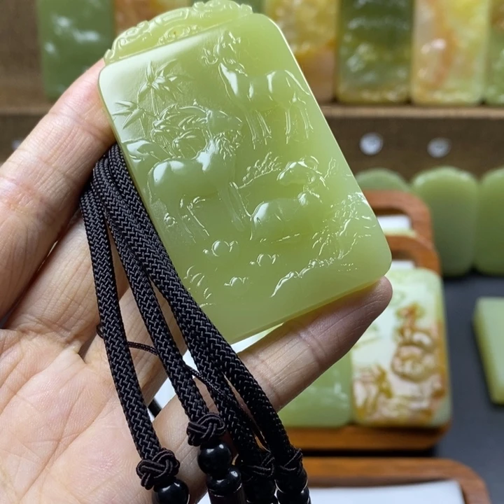 石材昆仑山料一套