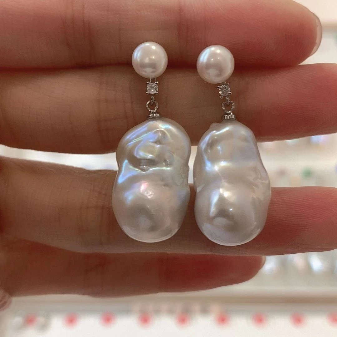 淡水珍珠颈饰银S925镶嵌