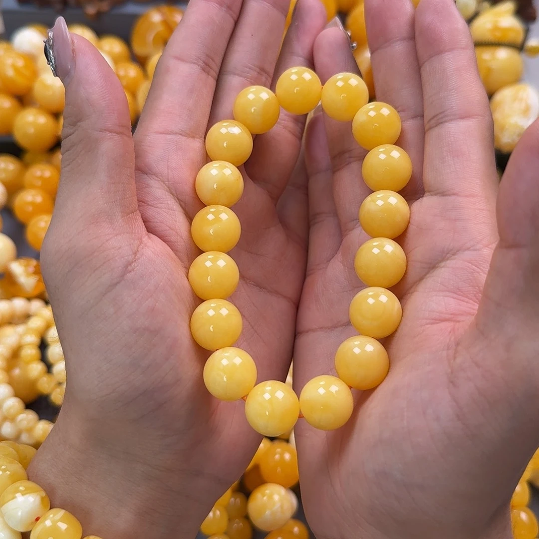 蜜蜡未镶嵌珠宝奇石同料15mm