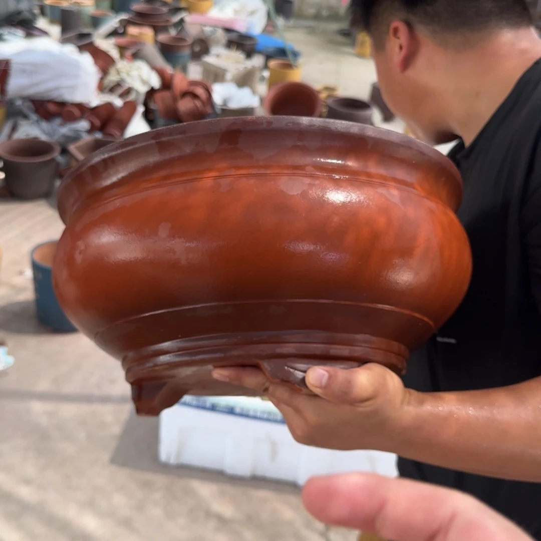 紫砂花盆口径30.15口径