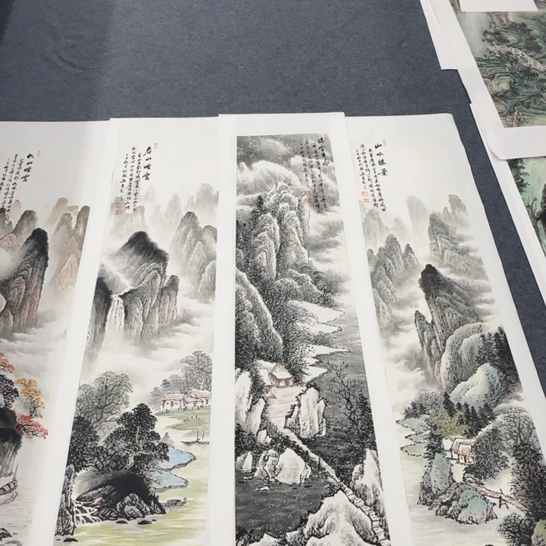 一***来国画绘画作品欣赏展示
