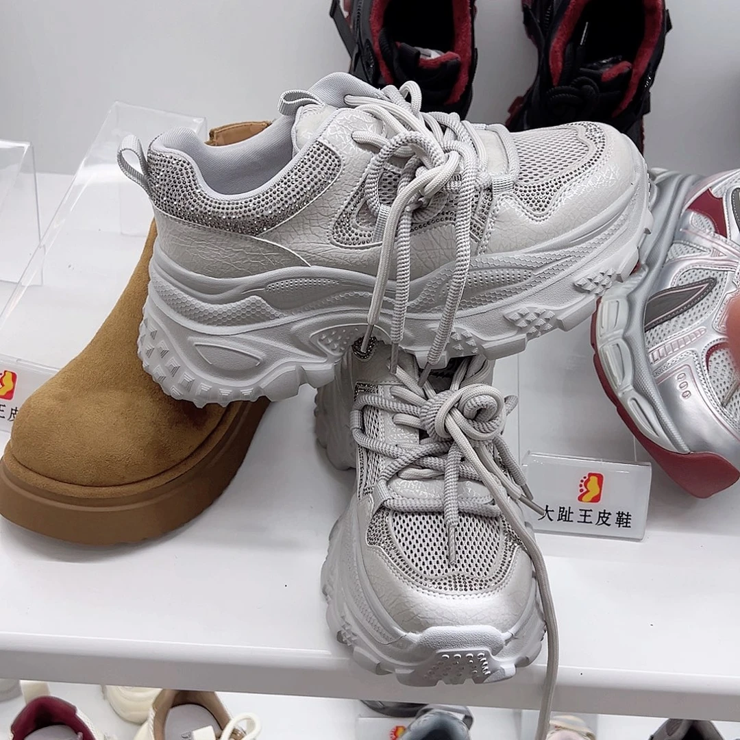 *****老爹鞋33031银色37