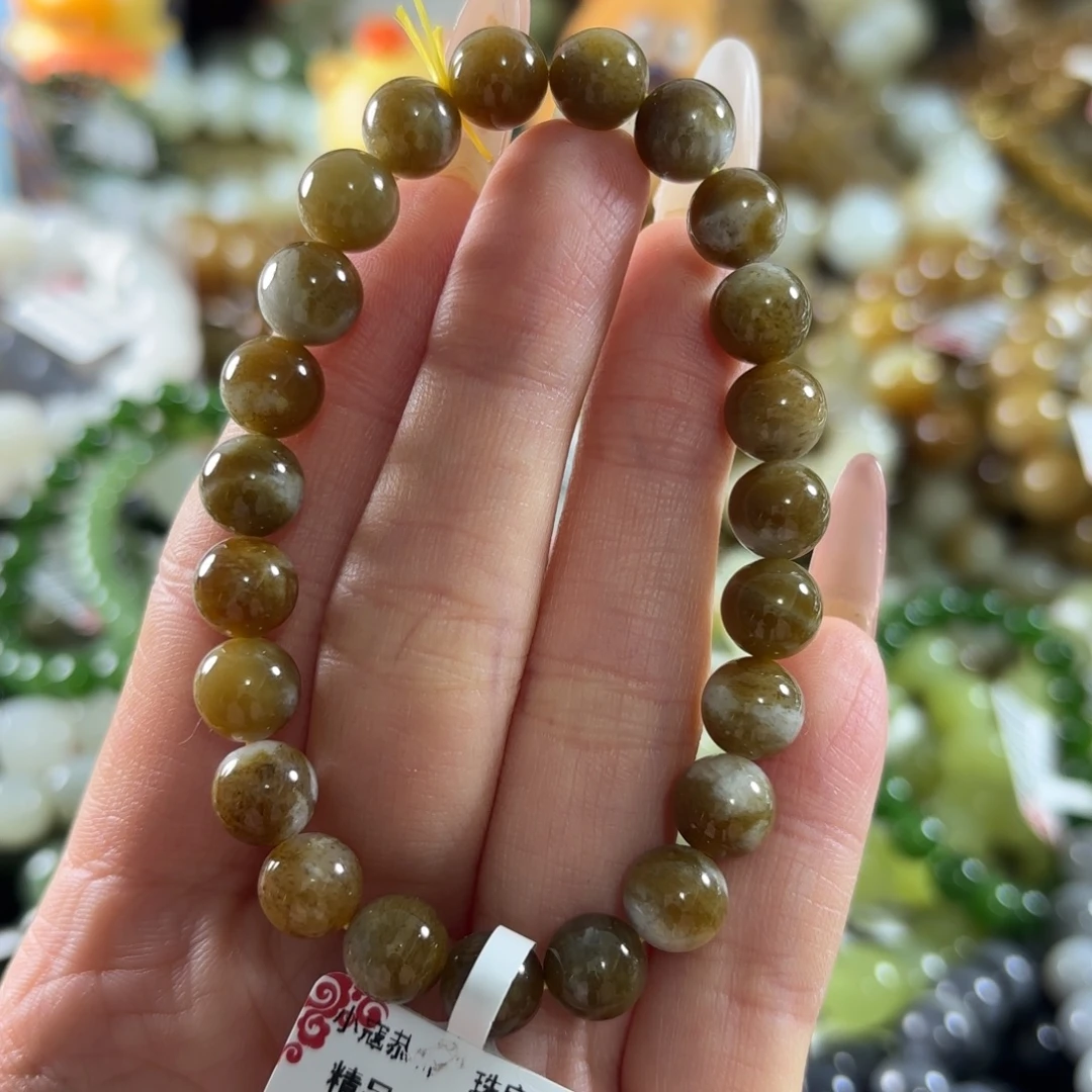 和田玉未镶嵌手串34