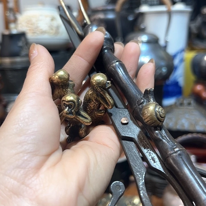 铜?***?中古工艺品摆件