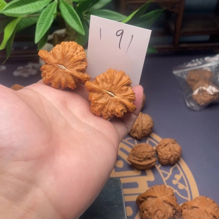 文玩核桃把件白狮