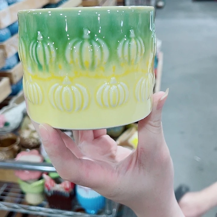 有孔，凑10元包邮陶瓷花盆发货！