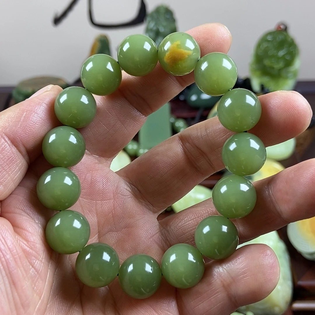 未镶嵌岫岩河磨玉（透闪石质玉）珠宝奇石