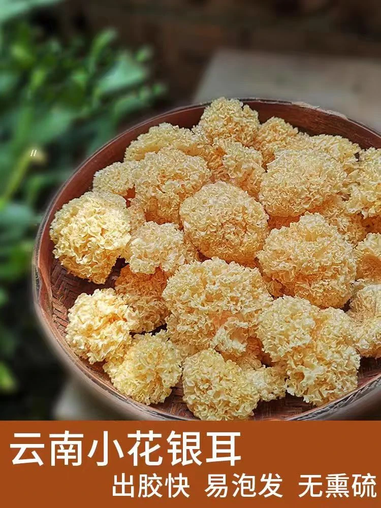 【银耳】云南农户采摘无添加自然晒干胶感满满搭配莲子百合煲糖水