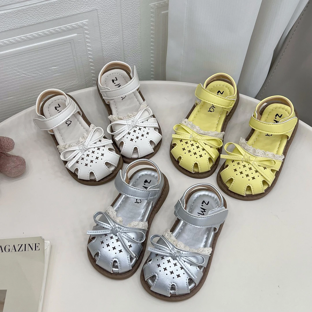 夏季新款儿童凉鞋包头透气公主鞋时尚百搭小女童鞋3077