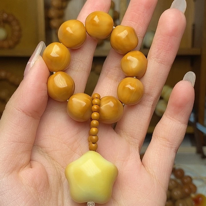 吊坠猴头核桃星星手捻