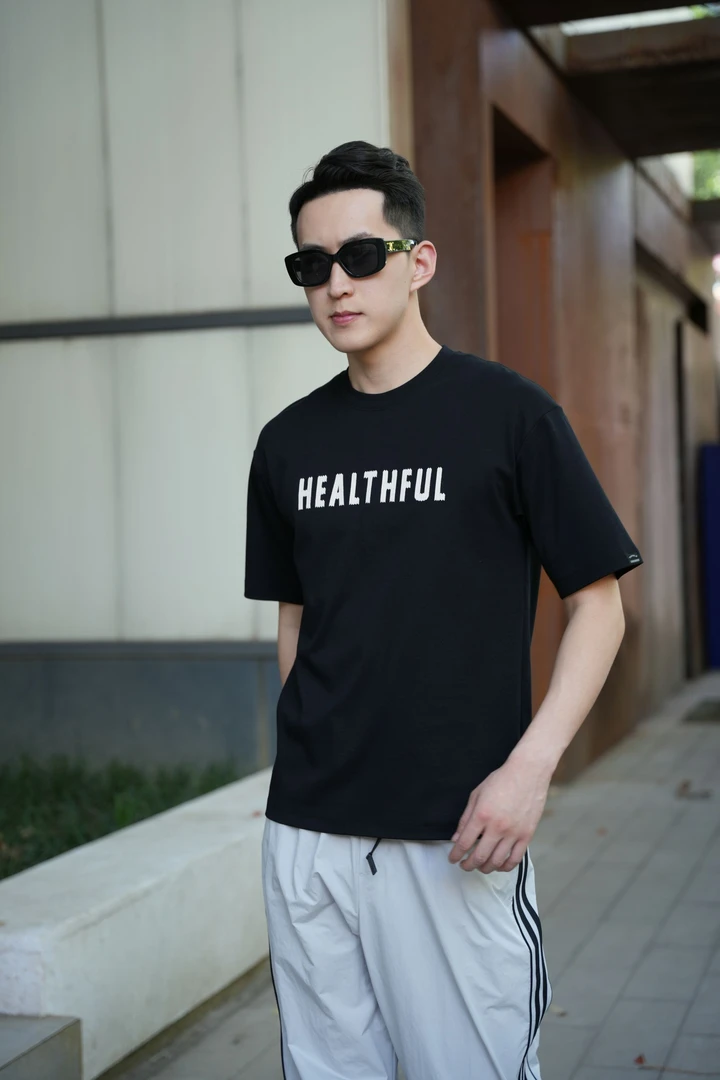 夏季圆领短袖透气T恤